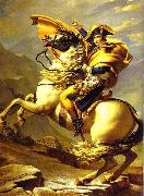 Jacques-Louis David Bonaparte Crossing St. Bernard Pass oil on canvas